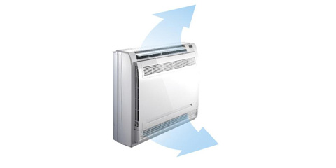 PIONEER 12000 BTU 20.5 SEER Inverter Floor Console Ductless Split Heat