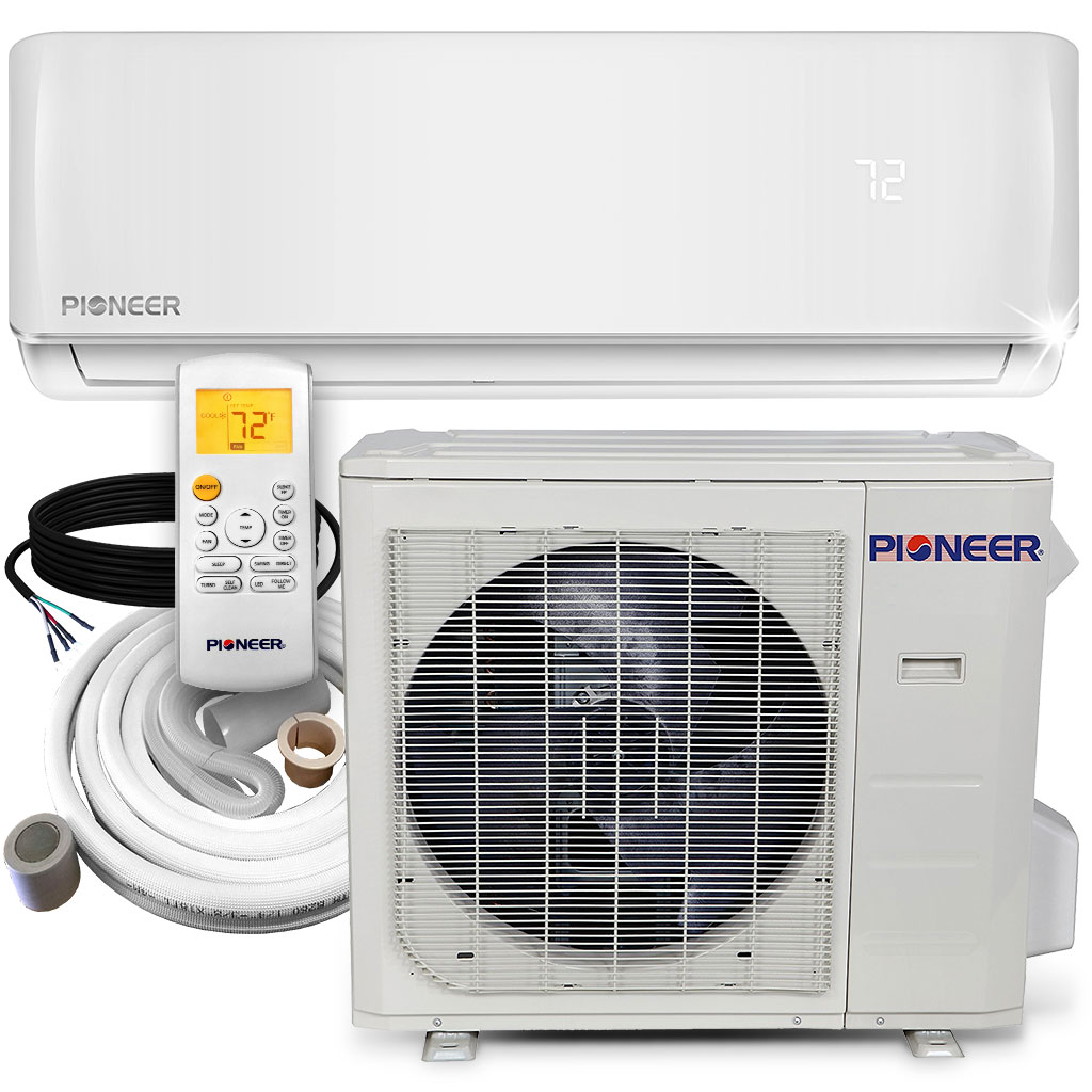 Pioneer 36000 BTU 16 Seher DC Inverter + Mini Split Wärmepumpe Set 230V